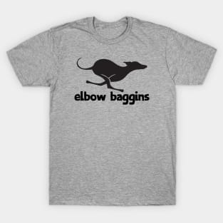 Elbow Baggins greyhound hobbit shirt T-Shirt